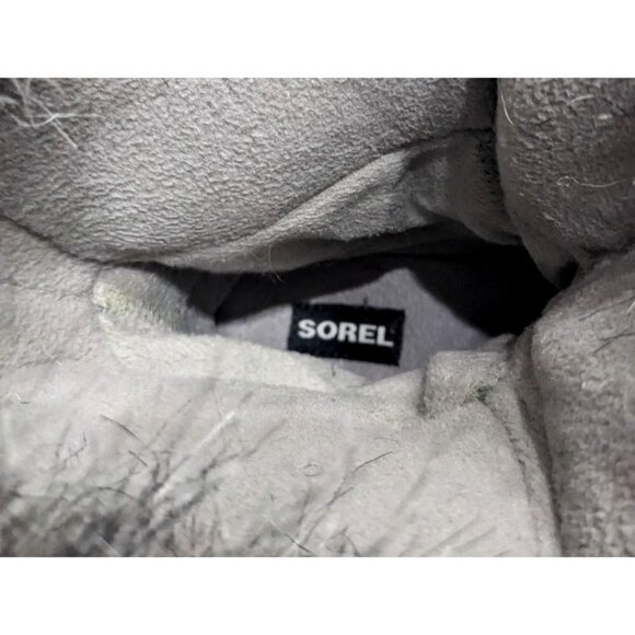 NWOT SOREL Tofino Black Waterproof Quilted Round Toe Lace Up Snow Boots Sz 6.5 - Picture 9 of 10